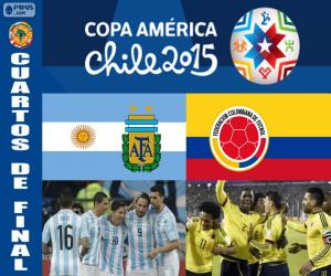 Puzzle ARG - COL, Copa America 2015